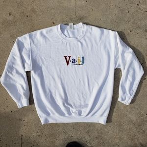 Vail Colorado colorful crewneck sweater - Size: Men's Large